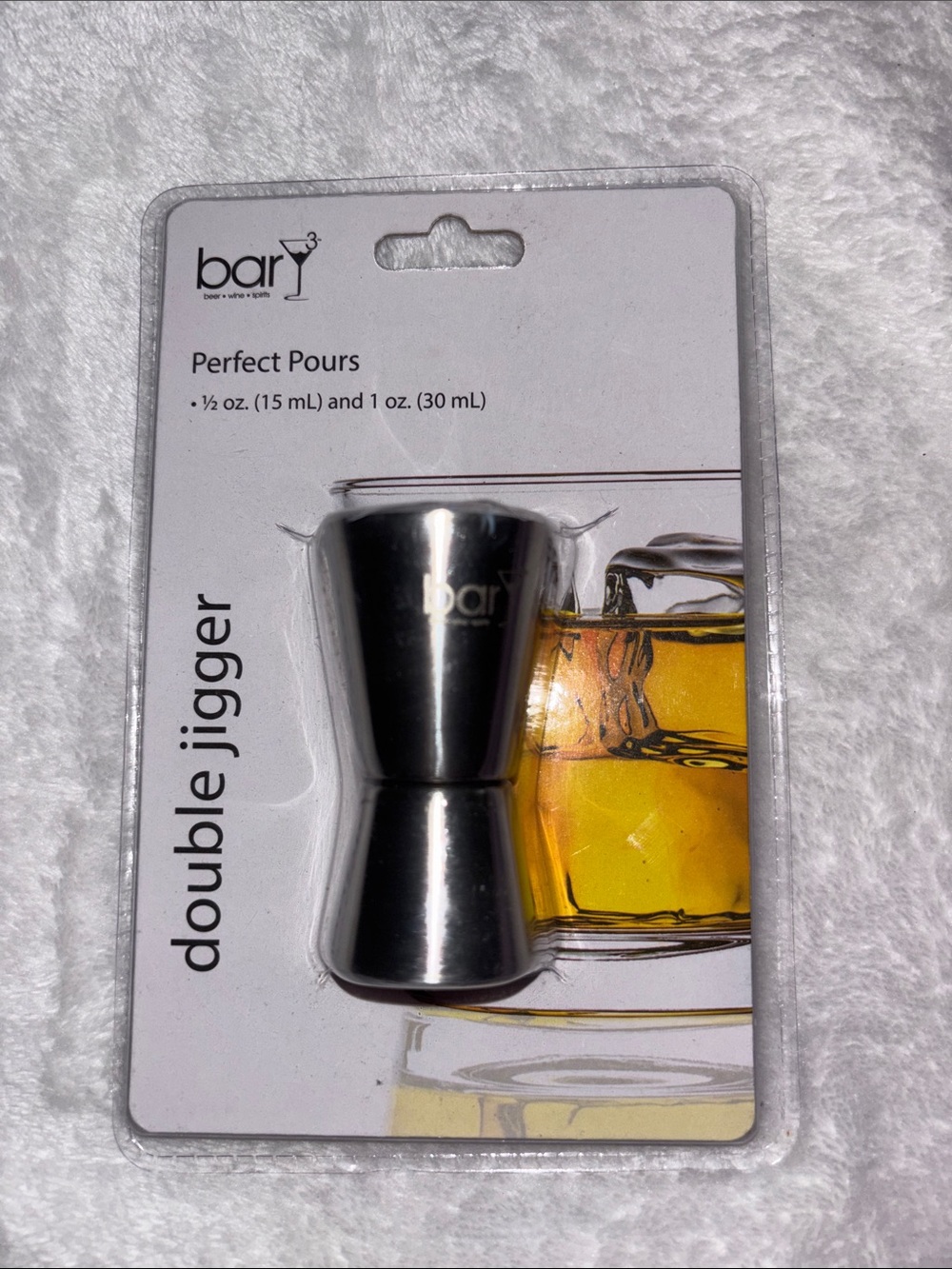 2-Piece Stainless Steel Double Jigger BARY3